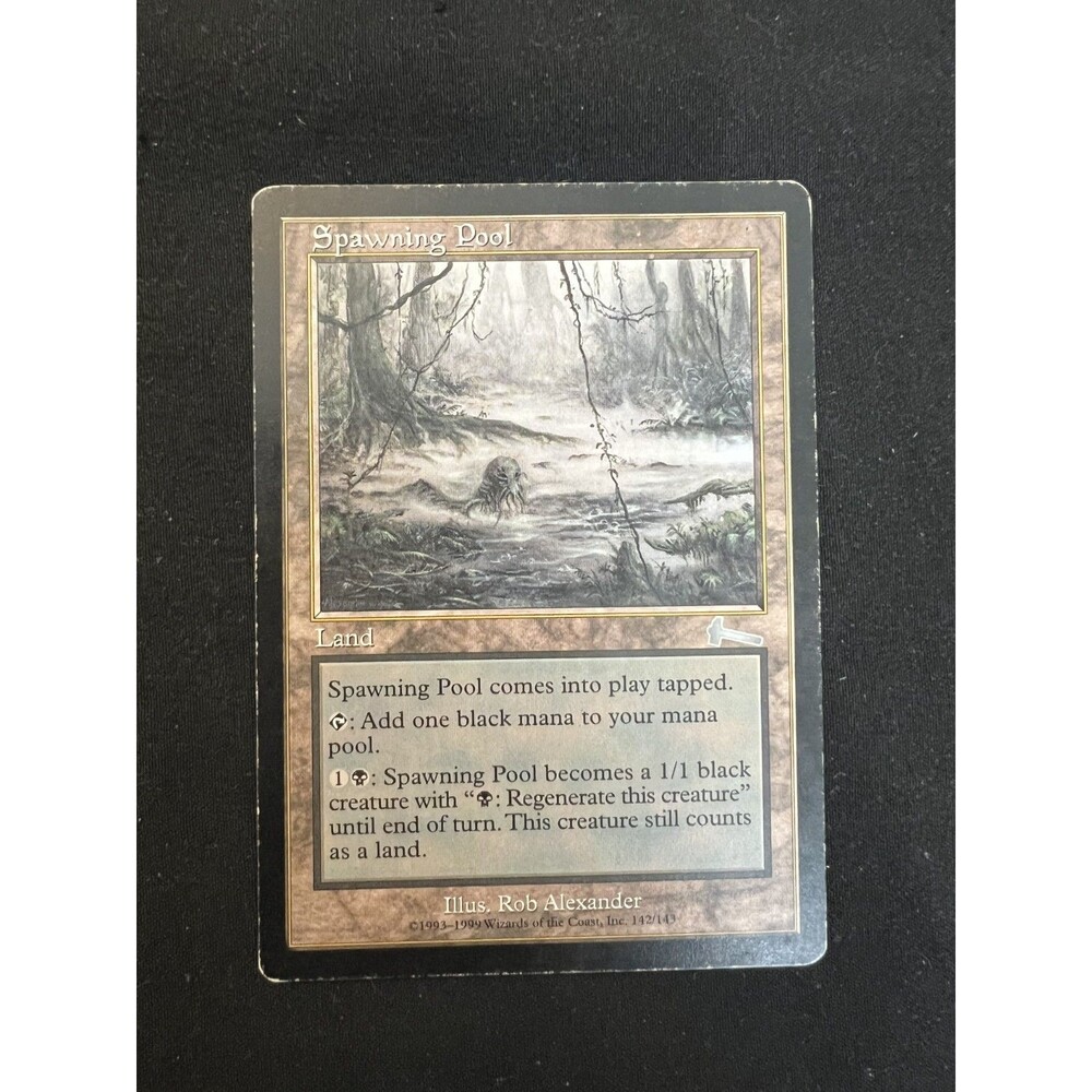 Spawning Pool UL 142/143 MP Urza’s Legacy Land MTG